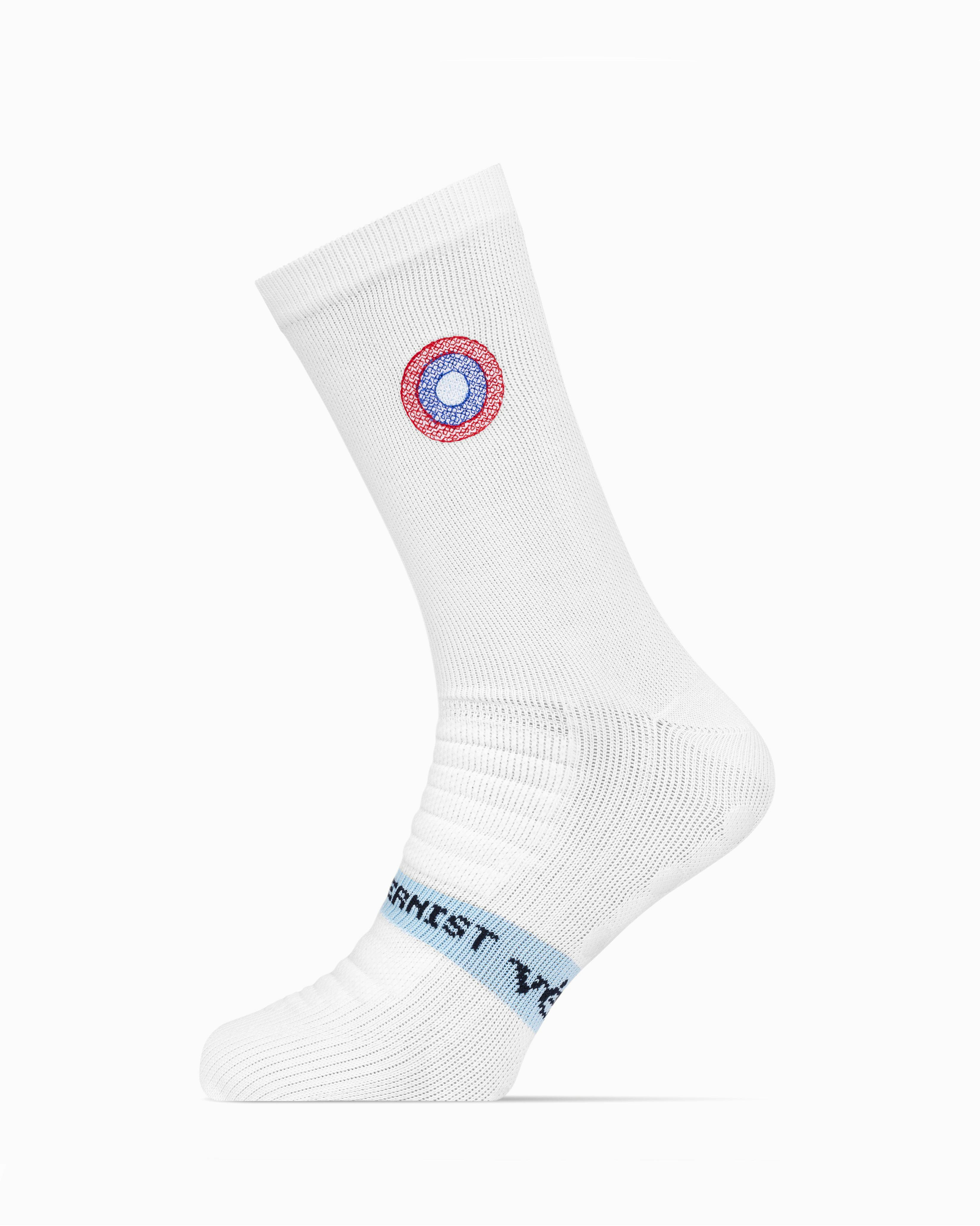 Modernist PremGripp Socks (White/Navy)